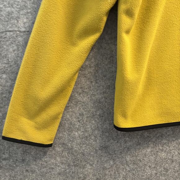 The North Face Jacket Mens Size Medium Yellow Black Full Zip Fleece Pockets - Picture 10 of 14